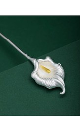 Calla Lily Hair Stick Chinese Style Hanfu Qipao Hair Accessory