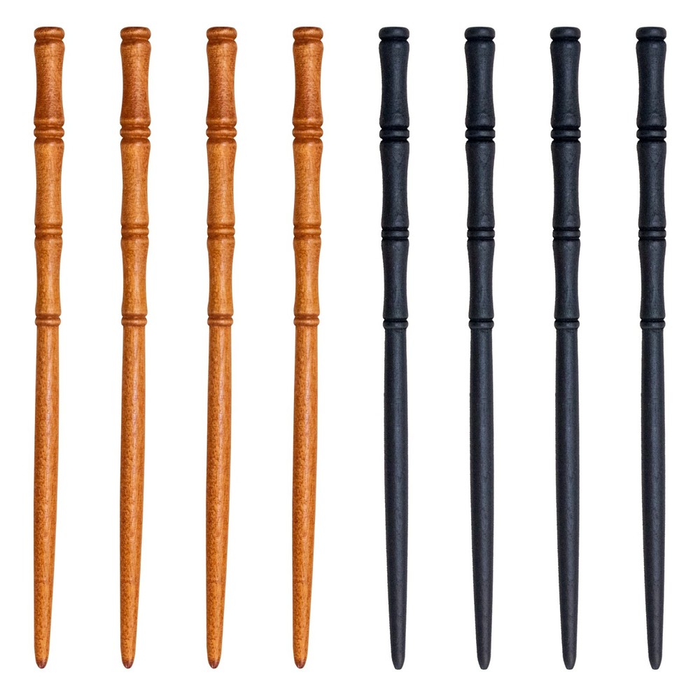 4pcs Stick Hair Clips Pins Women Wood Hair Sticks Natural Chopstick Shaped Hairp