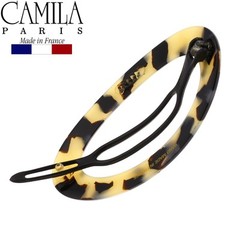 Camila Paris French Hair Barrette Clip for Women, Handmade, Metal-Free Closure