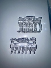 Vintage 1990’s Clear Hair Claw Clip 3.5”