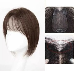 3.15″x4.3″ Traceless Front Lace Silk-Effect Base 100% Human Hair Topper 12″