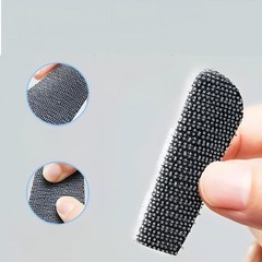 3.5cmx14cm Traceless 100% Human Hairline Topper 10″-hook and loop on hair
