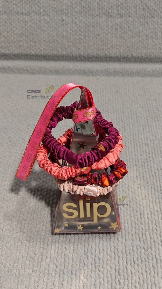 NEW Slip Silk Skinny Scrunchies Ornament Includes 4 x Ski US STOCK & SHIP