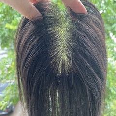 3.15″x4.3″ Traceless Thin Lace 100% Real Human Hair Topper Head Top Cover 10″