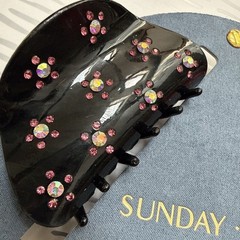 Sunday State Brand New Pack of 3 Rhinestone Hair Clips Hair Accessories New