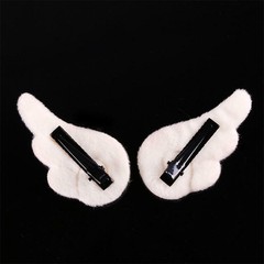 Cartoon Angel Wing Hair Clips Cute Plush Hairpins Lovely Non Slip Barrettes