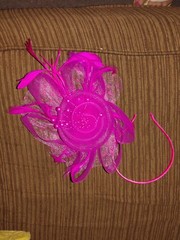 Large Dark Pink Rose Hair Barrette