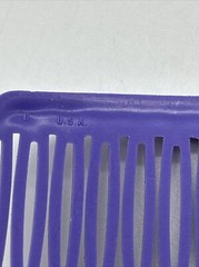 Vtg 1980’s Hair Comb Straight Scalloped Edge Hong Kong, Goody USA READ