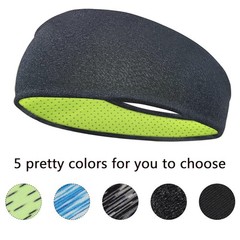 5 Pack Sports Headband for Men, Breathable Mesh Design, Reused & Washed
