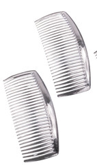 Plain Acrylic Side Hair Comb-Curved Long Large Hair Side Combs For French Twist