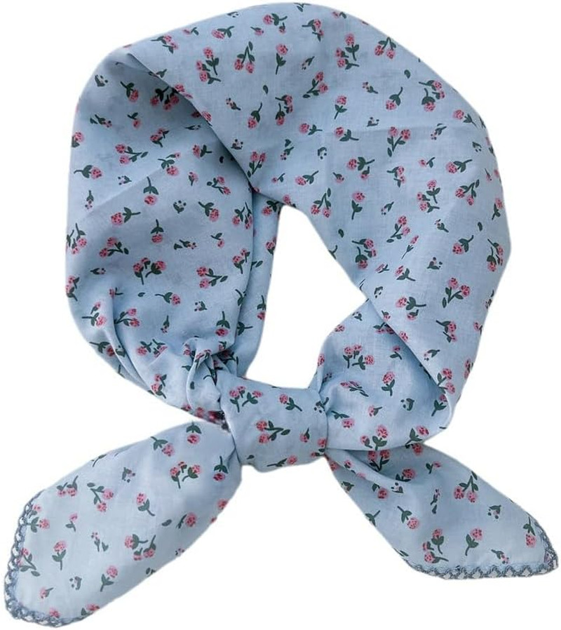 Large Cotton Bandana Headband, Head Wrap, Protective Coverage, Hair Neck Scarf f