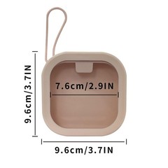 2 Pack Hair Tie Organizer Boxes Portable Travel Accessory Storage Containers