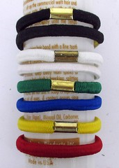 LOT OF 16,48,96 PIECES–6MM THICK 2″ DIA. PONYTAIL HOLDERS METAL PART-#180