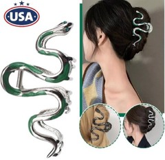 Snake Design Big Hair Claws Clips Halloween Gothic Women Hair Accessories Gift