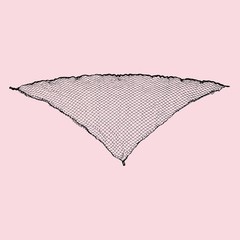 Extra Large Cotton Triangle Hair Net – Ideal for Salons and Home Use