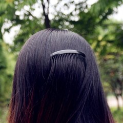 Black Plastic Hair Side Combs Teeth HairPin Clip for Women 3.2 Inch 12pcs