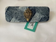 Kurt Geiger Eagle Kingston Denim Hair Barrette Rare Discontinued