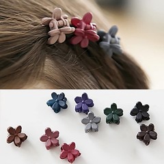 100 Piece Mini Hair Clips for Girls,Cute Candy Colors Flower Hair Pins for To…