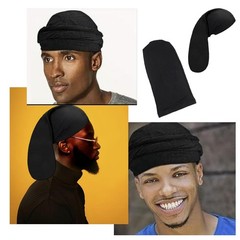 4 Pcs Dreadlock Cap Wide Elastic Jumbo Long Hair Dreads Head Wrap Unisex