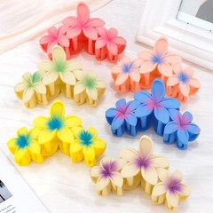 Ahoney Flower Hair Clips – 6PCS Hawaiian Hibiscus Clips Thick Hair, Beach Hair