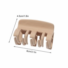Lady Wave Hair Claw Elegant Geometric Acrylic Plastic Hairpin Women Accessories