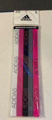 Adidas Women’s Hair Creator Headband Brand New Pack Of 5 Multicolor Pink Black