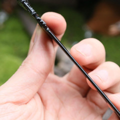 2PK U Shaped Viking Raven Metal Hair Prong Forks French Hair Styling Pins Black