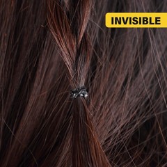 Hicarer 1000 pcs Mini Rubber Hair Bands 1/2 Soft Elastic Bands for Woman Hair