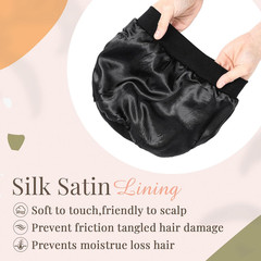 Silk Satin Sleeping Bonnet for Women Hair Wrap Chemotherapy Headwear Sleep Cap