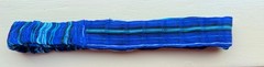 HEADBAND Blue Multicolor Guatemala Hand Made Cotton Head Band Colorful NEW #II