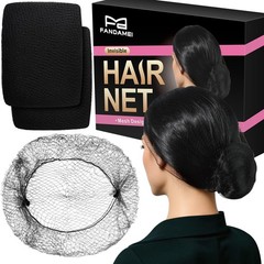 Fandamei Hair Net, 120 PCS Invisible Black Nets for Food X-Large,