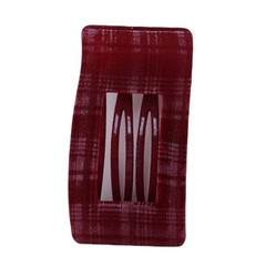 5 Pack Elegant Stylish Large Flat Hair Clips For Women Black Red Brown