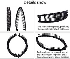 2 Pack One Black And Brown Clips Fish Vintage 1 Count (Pack of 2)
