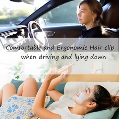 Rauimour 8PCS Flat Hair Clips for Women 8 Count (Pack of 1), Multicolor