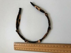 Women Lady Retro Leopard Print Chic Slim Hair Head Band bow Headband Hoop