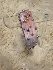 Pink Velvet Pastel Headband