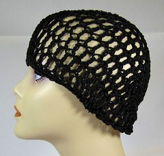 LOT OF 2 HATS– SOFT HAIR NET HAT & SNOOD ELASTIC HAIR STYLING CAP–HT2935