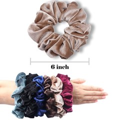 Extra Large Scrunchies for Women’S Thick Hair, Premium Velvet Soft Jumbo
