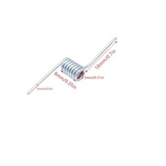 8 Set Hair Claw Clip Spring Replacement with Central Axle Rod for Large Medium