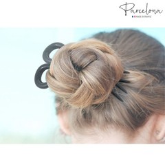 Parcelona French Mystic Large 3″ Cellulose Chignon U Shaped Hair Pins(Set of 3)