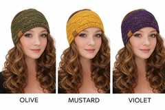 C.C Fleece lined Knit Headband-C.C is out of Business – LIMITED QUANTITY