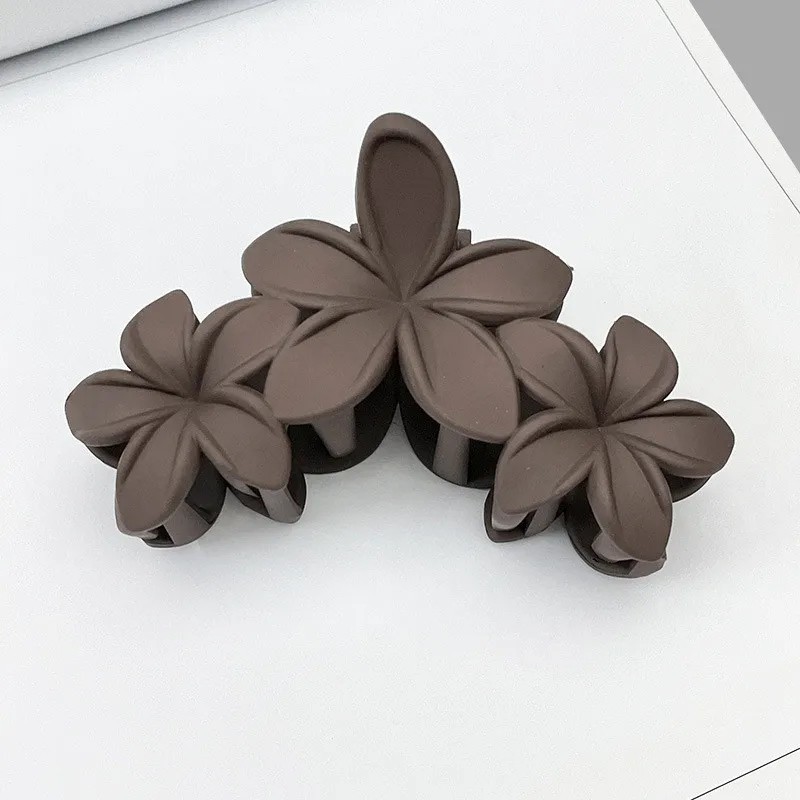 4PCS Large Flower Hair Claw Clips Non-Slip Matte Strong Hold for Thick Hair