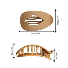 Claw Hair Clips for Women, Non-Slip Strong Hold, French-Inspired Elegant