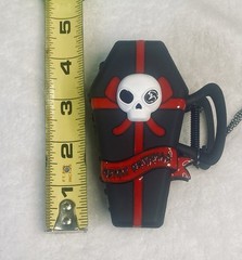 Lot Of 2 Gothic Claw Hair Clip NWOT Coffin Cross Skull Bat Chains Vampire Spooky