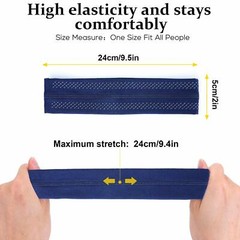 No Slip SweatBands for Workout Head Bands for Yoga Running Sports Gym Headbands