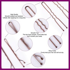 85 Pcs 24 Inch Hair Net Kit for Women, Invisible Elastic Hair Nets w/ Hair Pins