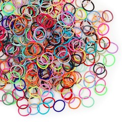 200 Small Hair Ties No Crease Elastic Baby Ponytail Holder Kids Hair Accessories