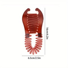Portable 4PCS Hairstyle Design Clips, Plastic Clips, Vertical Hairdressing Tools