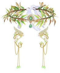 Brand New 2 Pieces Fairy Ear Cuffs and Headpiece