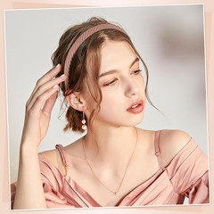 6 Pack Trendy Headbands for Thicker Hair, Non Slip 0.6 inch Thin Knitted Hair…